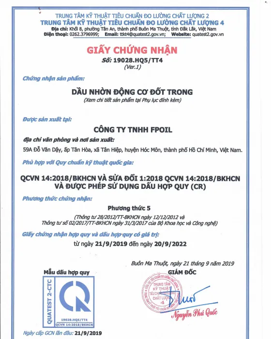 Sản phẩm 8722137074 1762311553.jpg — Dầu Nhớt FPOIL - Công Ty TNHH FPOIL — MST 0314023865