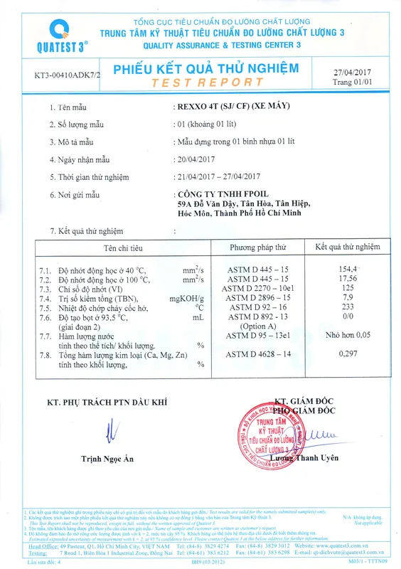 Sản phẩm 0740528283 1762311600 — Dầu Nhớt FPOIL - Công Ty TNHH FPOIL — MST 0314023865