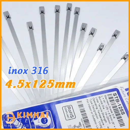 Sản phẩm day rut inox 316 4.5x152mm 720 — Dây Rút Nhựa Kim Hải - Công Ty TNHH Một Thành Viên Vật Tư Và Thiết Bị Kim Hải — MST 0314047224