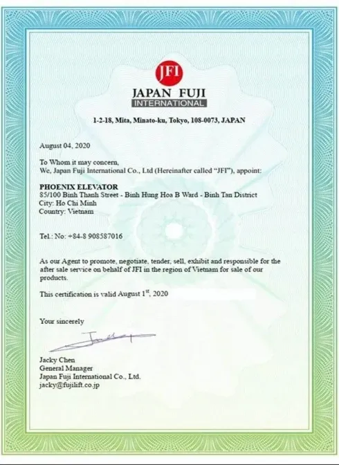 Sản phẩm 1779958519075_6613806604347182252_6613806604347182252_f665700878e97d4da77a70ba3ee1b2f3 roni8eln2g3dsjgfw1ndh9opzijuxs95irseq7xoe8 — Thang Máy Phụng Hoàng - Công Ty CP Công Nghệ Điều Khiển Tự Động Thang Máy Phụng
Hoàng — MST 0314080648