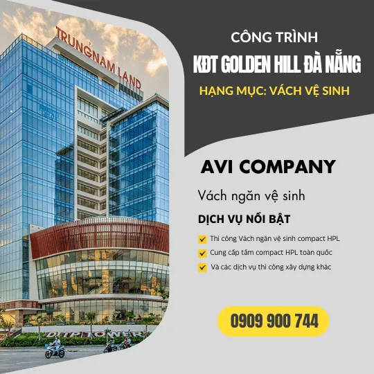 Sản phẩm thi cong vach ngan ve sinh khach san da nang — Công Ty Cổ Phần Thương Mại Xuất Nhập Khẩu Avi — MST 0314081218