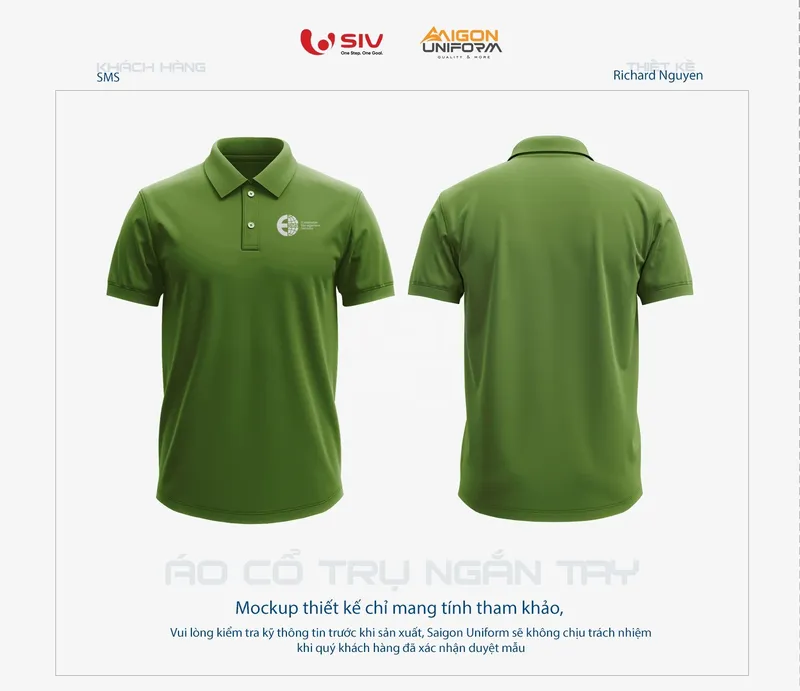 Sản phẩm ao thun dong phuc sms — Công Ty Cổ Phần Posido — MST 0314110853