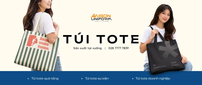 Sản phẩm may tui tote saigon uniform — Công Ty Cổ Phần Posido — MST 0314110853