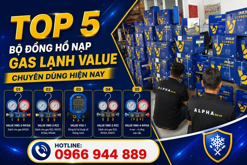 Sản phẩm Top 5 bo dong ho nap gas lanh VALUE chuyen dung hien nay — Công Ty TNHH Thiết Bị Kỹ Thuật Alpha — MST 0314113283