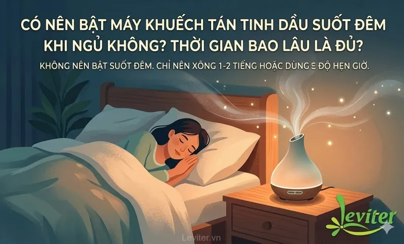 Sản phẩm co nen bat may khuech tan tinh dau suot dem khi ngu khong thoi gian bao lau la du — Tinh Dầu Thiên Nhiên Hi Ta - Công Ty TNHH Một Thành Viên Xuất Nhập Khẩu - Thương
Mại - Dịch Vụ Hi Ta — MST 0314127423