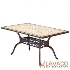 Sản phẩm Ban an ngoai troi nhom duc mat da chu nhat 1 247x247 — Bàn Ghế Nội Thất Lavaco - Công Ty TNHH Thương Mại Dịch Vụ Nội Thất Lavaco — MST 0314138150