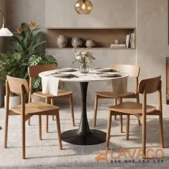 Sản phẩm Bo ban cafe tron 4 ghe hien dai 1 247x247 — Bàn Ghế Nội Thất Lavaco - Công Ty TNHH Thương Mại Dịch Vụ Nội Thất Lavaco — MST 0314138150