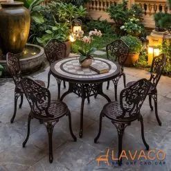 Sản phẩm Bo ban san vuon khung nhom mat da Mosaic 1 247x247 — Bàn Ghế Nội Thất Lavaco - Công Ty TNHH Thương Mại Dịch Vụ Nội Thất Lavaco — MST 0314138150
