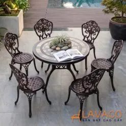 Sản phẩm Bo ban san vuon khung nhom mat da Mosaic 3 247x247 — Bàn Ghế Nội Thất Lavaco - Công Ty TNHH Thương Mại Dịch Vụ Nội Thất Lavaco — MST 0314138150