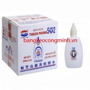 Sản phẩm Keo 502 Tron 500g Thuan Phong TPH26 300x300 — Băng Keo Công Minh - Công Ty TNHH TM DV Công Minh Sài Gòn — MST 0314170203