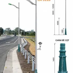 Sản phẩm Tru den de gang CA 3116 300x300 — Công Ty TNHH SX TM DV XNK Chiếu Sáng Việt Nam — MST 0314180579
