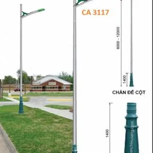 Sản phẩm Tru den de gang CA 3117 300x300 — Công Ty TNHH SX TM DV XNK Chiếu Sáng Việt Nam — MST 0314180579