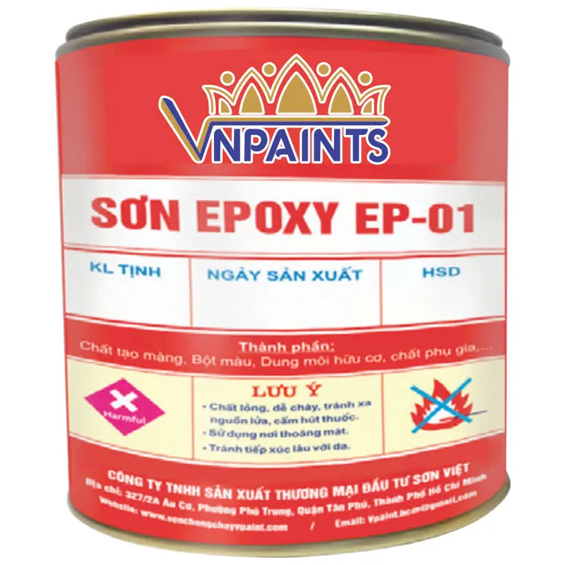 Sản phẩm Son epoxy — Sơn Chống Cháy Vnpaints - Công Ty TNHH Sản Xuất Thương Mại Đầu Tư Sơn Việt — MST 0314183869