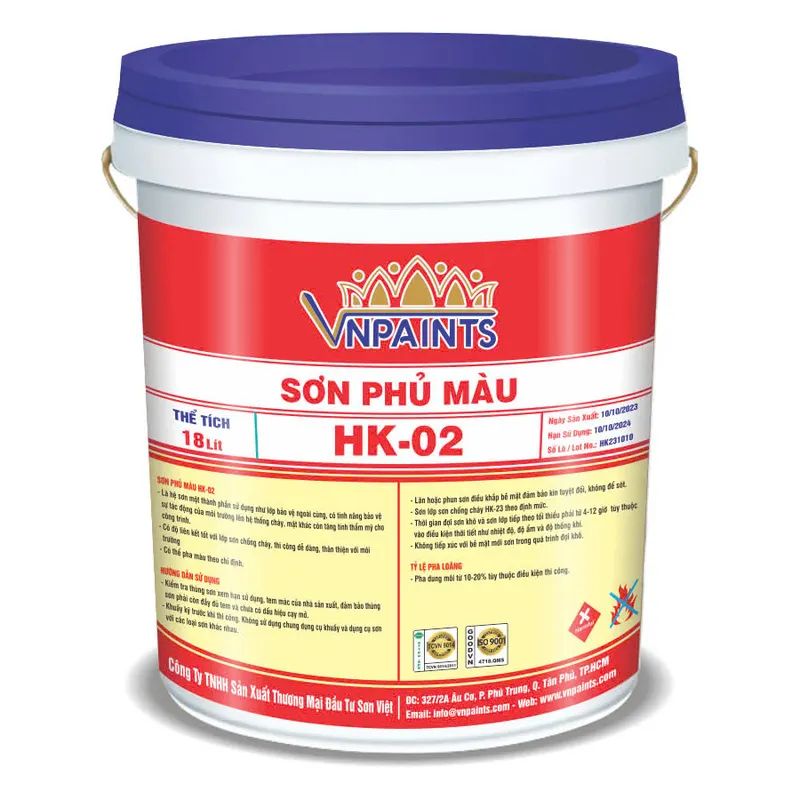 Sản phẩm Son phu mau — Sơn Chống Cháy Vnpaints - Công Ty TNHH Sản Xuất Thương Mại Đầu Tư Sơn Việt — MST 0314183869