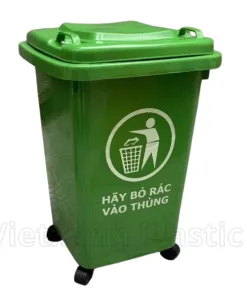Sản phẩm Thung rac nhua 60 lit 247x300 — Công Ty TNHH Sản Xuất Việt Xanh — MST 0314192630