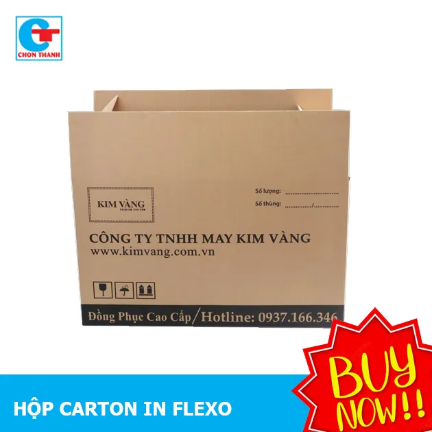 Sản phẩm in flexo 50x40x36 8134 — Bao Bì Giấy Chơn Thành - Công Ty TNHH Bao Bì Chơn Thành — MST 0314193747