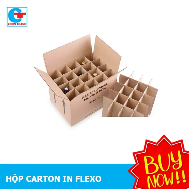 Sản phẩm in flexo thung dung ruou co vach0ngan 2387 — Bao Bì Giấy Chơn Thành - Công Ty TNHH Bao Bì Chơn Thành — MST 0314193747