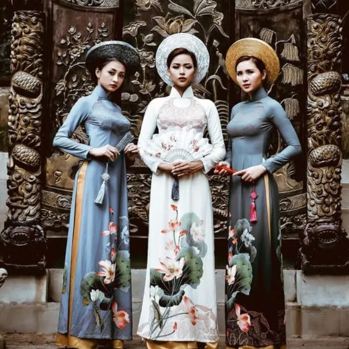 Sản phẩm vai ao dai dep 2 — In Vải Phượng Hoàng - Công Ty TNHH In ấn Phượng Hoàng — MST 0314198093