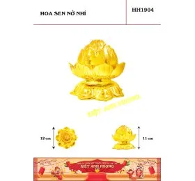 Sản phẩm hh1904_hoa sen no nhi 6719 — Công Ty TNHH MTV Dịch Vụ Sản Xuất Thương Mại Kiệt Anh Phong — MST 0314226671