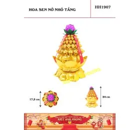 Sản phẩm hh1907_hoa sen no tang nho_5tang 9238 — Công Ty TNHH MTV Dịch Vụ Sản Xuất Thương Mại Kiệt Anh Phong — MST 0314226671
