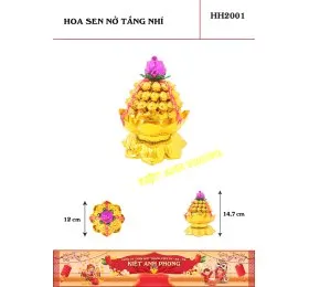 Sản phẩm hh2001_hoa sen no tang nhi_3 tang 2760 — Công Ty TNHH MTV Dịch Vụ Sản Xuất Thương Mại Kiệt Anh Phong — MST 0314226671
