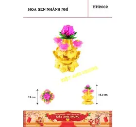 Sản phẩm hh2002_hoa sen nhanh nhi_4 bong 6654 — Công Ty TNHH MTV Dịch Vụ Sản Xuất Thương Mại Kiệt Anh Phong — MST 0314226671