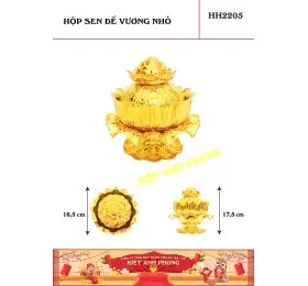 Sản phẩm hh2205_hop sen de vuong nho 9153 — Công Ty TNHH MTV Dịch Vụ Sản Xuất Thương Mại Kiệt Anh Phong — MST 0314226671