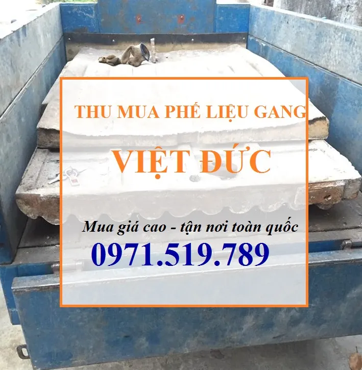 Sản phẩm thu mua gang — Thu Mua Phế Liệu Việt Đức - Công Ty TNHH Phế Liệu Việt Đức — MST 0314235066