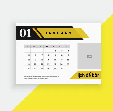Sản phẩm in lich de ban — In Chất Lượng Việt - Công Ty Cổ Phần In Chất Lượng Việt — MST 0314235475