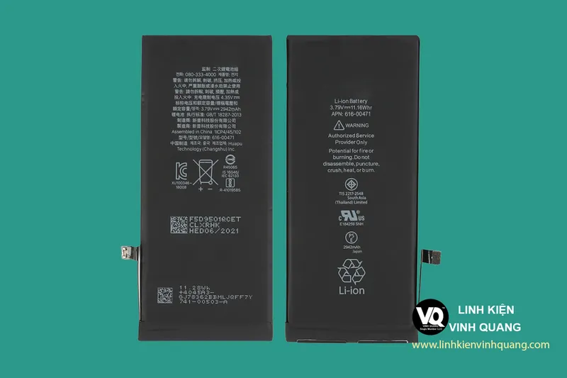 Sản phẩm pin iphone 11 zin 06 — Công Ty TNHH Vinh Quang SM - LLC — MST 0314239945