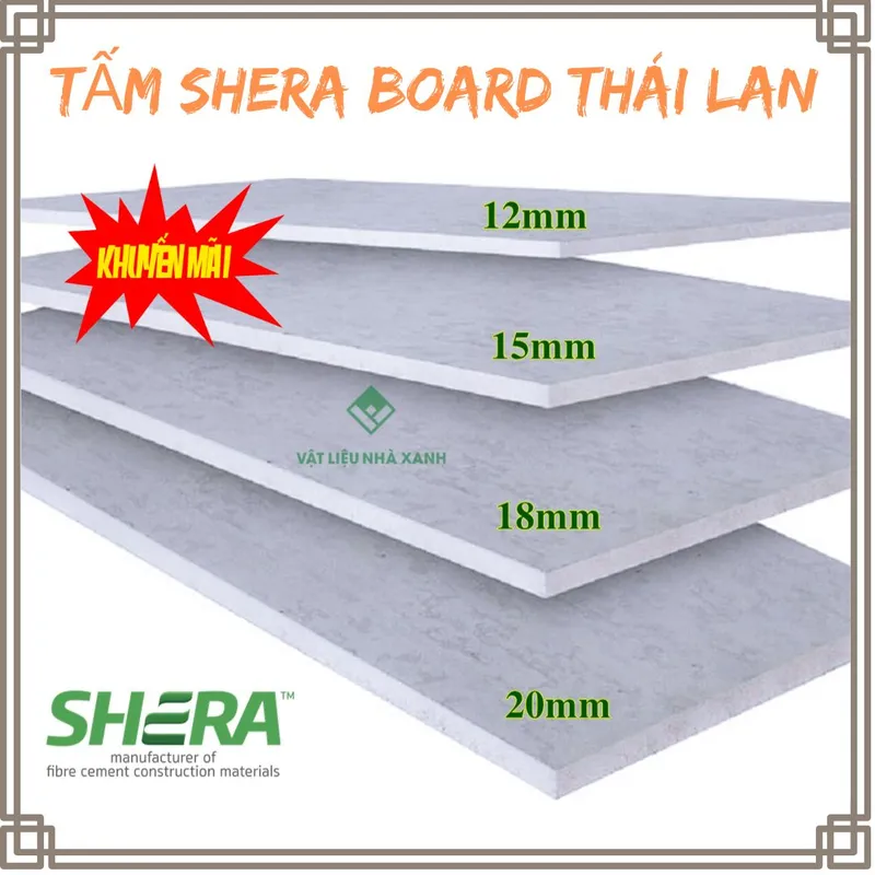 Sản phẩm tam shera board thai lan_orig — Công Ty TNHH Thế Giới Vật Liệu Nhà Xanh — MST 0314244504