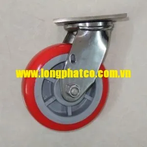 Sản phẩm Banh xe Pu cang inox xoay tai nang 300x300 — Công Ty TNHH Thiết Bị Công Nghiệp Long Phát — MST 0314246484