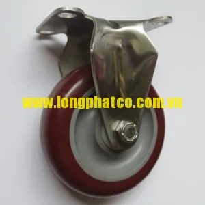 Sản phẩm Banh xe Pu cang inox co dinh 300x300 — Công Ty TNHH Thiết Bị Công Nghiệp Long Phát — MST 0314246484