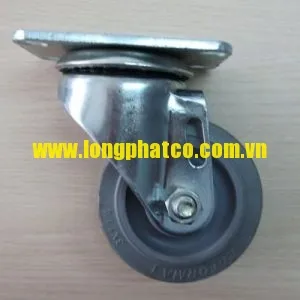 Sản phẩm Banh xe TPE cang thep xoay 300x300 — Công Ty TNHH Thiết Bị Công Nghiệp Long Phát — MST 0314246484