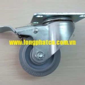 Sản phẩm Banh xe TPE cang thep xoay khoa 1 300x300 — Công Ty TNHH Thiết Bị Công Nghiệp Long Phát — MST 0314246484
