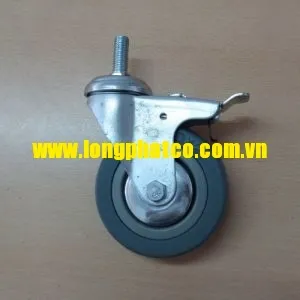 Sản phẩm Banh xe Y te cang thep truc ren xoay khoa 300x300 — Công Ty TNHH Thiết Bị Công Nghiệp Long Phát — MST 0314246484