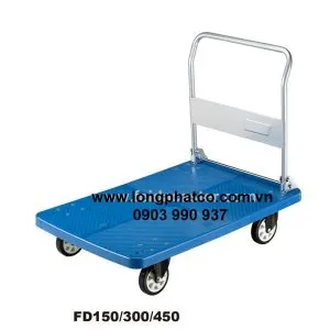 Sản phẩm Xe đẩy hàng sàn nhựa 300x300 — Công Ty TNHH Thiết Bị Công Nghiệp Long Phát — MST 0314246484