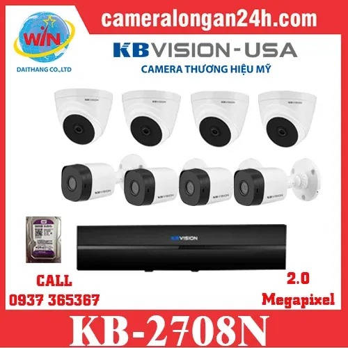 Sản phẩm lap bo camera tron goi kb 2708n 8 — Công Ty TNHH Đầu Tư Xuất Nhập Khẩu Đại Thắng — MST 0314254781