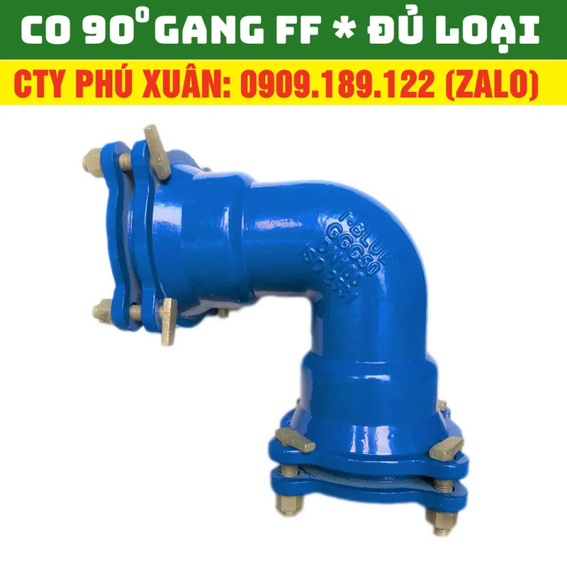 Sản phẩm co gang 90 do ff — Công Ty TNHH Vật Liệu Xây Dựng Phú Xuân — MST 0314259081