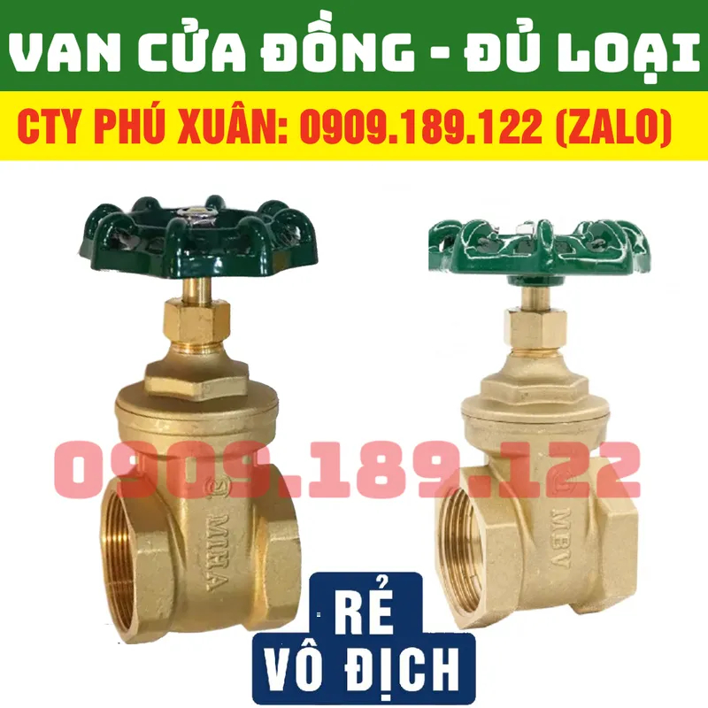 Sản phẩm van cua dong — Công Ty TNHH Vật Liệu Xây Dựng Phú Xuân — MST 0314259081