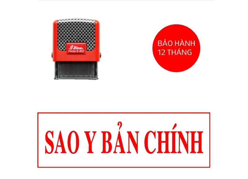 Sản phẩm con dau sao y ban chinh — Công Ty TNHH MTV Khắc Dấu Tuấn Anh — MST 0314278126