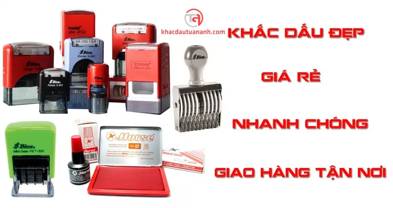Sản phẩm khac dau ha noi gia re — Công Ty TNHH MTV Khắc Dấu Tuấn Anh — MST 0314278126