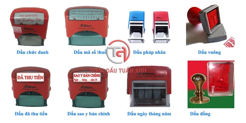 Sản phẩm khac dau ba ria vung tau — Công Ty TNHH MTV Khắc Dấu Tuấn Anh — MST 0314278126