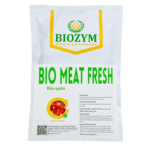 Sản phẩm Bio Meat Fresh 1 — Phụ Gia Thực Phẩm Biozym - Công Ty TNHH Sản Xuất Và Dịch Vụ Biozym — MST 0314279190