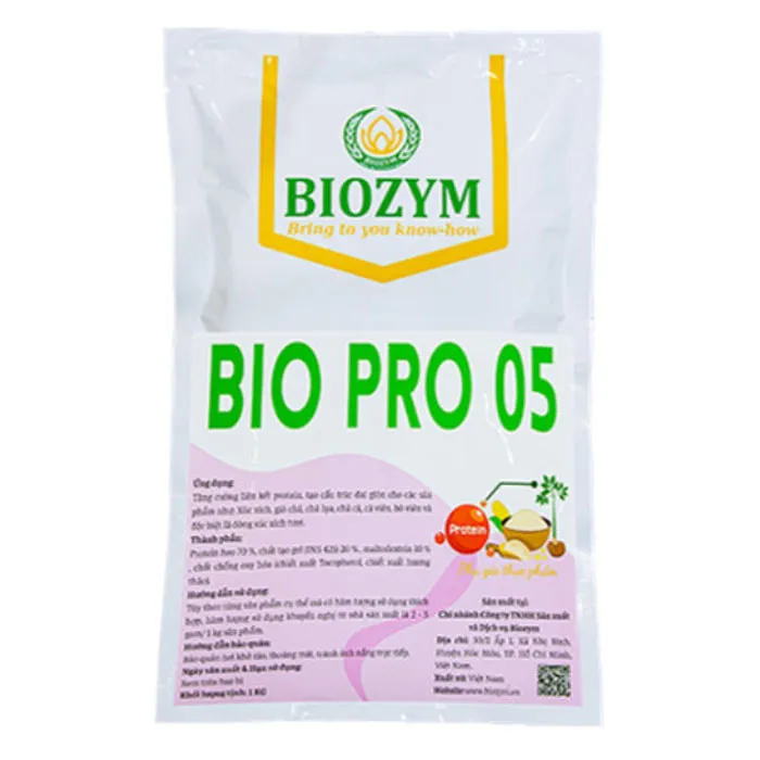 Sản phẩm bio pro 05 4 — Phụ Gia Thực Phẩm Biozym - Công Ty TNHH Sản Xuất Và Dịch Vụ Biozym — MST 0314279190