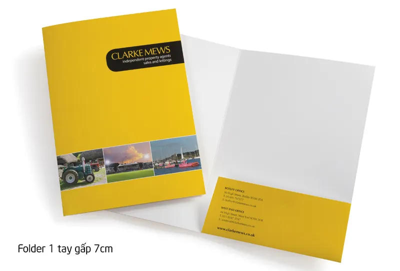 Sản phẩm in folder 1 tay gap — In Ấn Minh Thành Thịnh - Công Ty TNHH SX TM DV In Minh Thành Thịnh — MST 0314283768