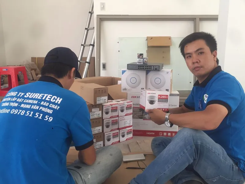Sản phẩm lắp đặt camera an ninh tại văn phòng — Công Ty TNHH MTV SX TM DV SURETECH — MST 0314283856
