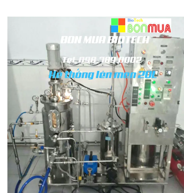 Sản phẩm BIOREACTOR 40L — Bốn Mùa Biotech - Công Ty TNHH Công Nghệ Sinh Học Bốn Mùa — MST 0314284306
