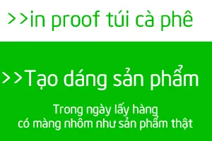 Sản phẩm in proof tui cafe — Bao Bì Khơi Nguồn Sáng Tạo - Công Ty TNHH Khơi Nguồn Sáng Tạo — MST 0314291984