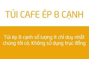 Sản phẩm in tui cafe ep 8 canh — Bao Bì Khơi Nguồn Sáng Tạo - Công Ty TNHH Khơi Nguồn Sáng Tạo — MST 0314291984